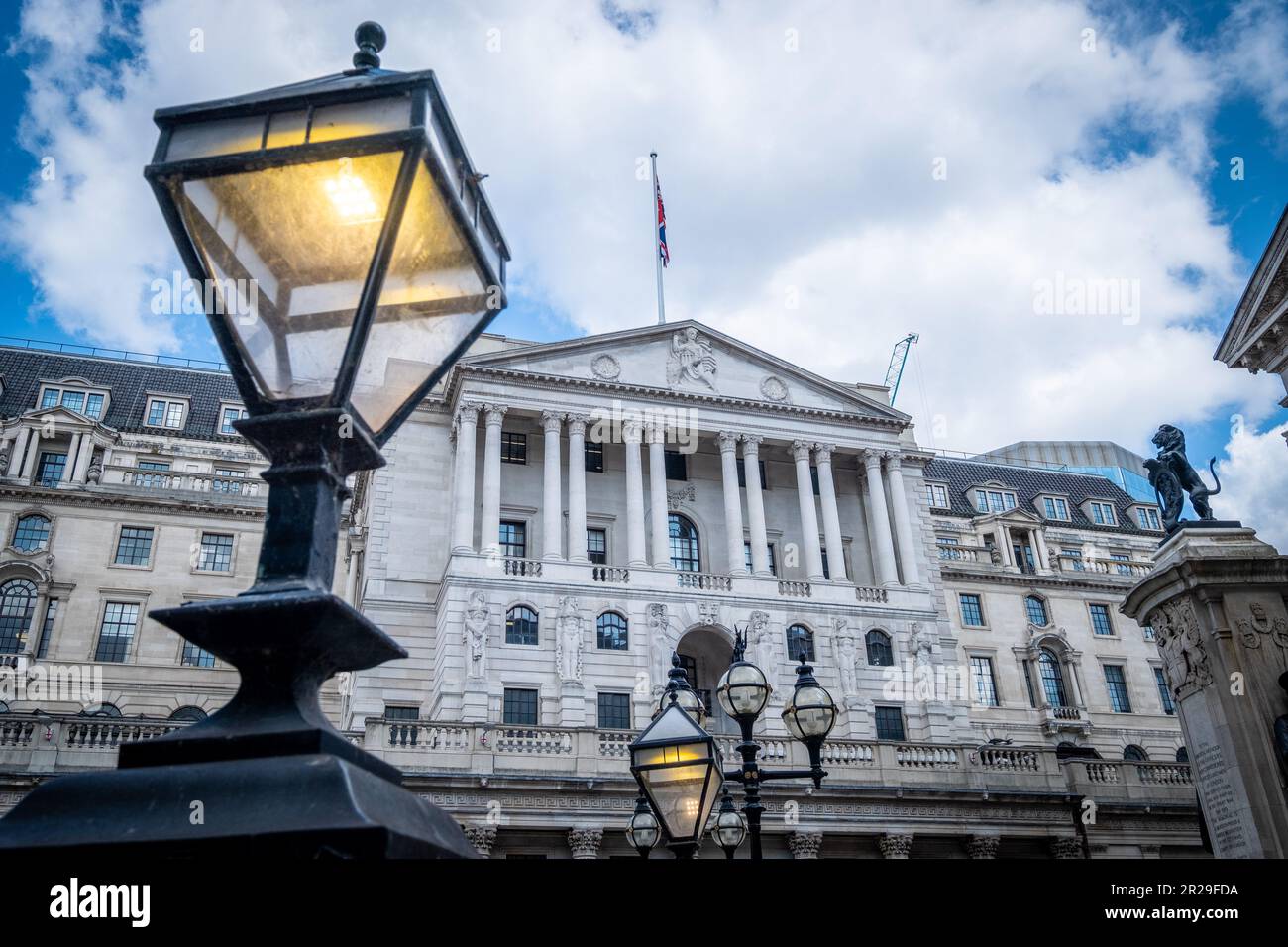 London - Mai 2023: Bank of England in der City of London Stockfoto