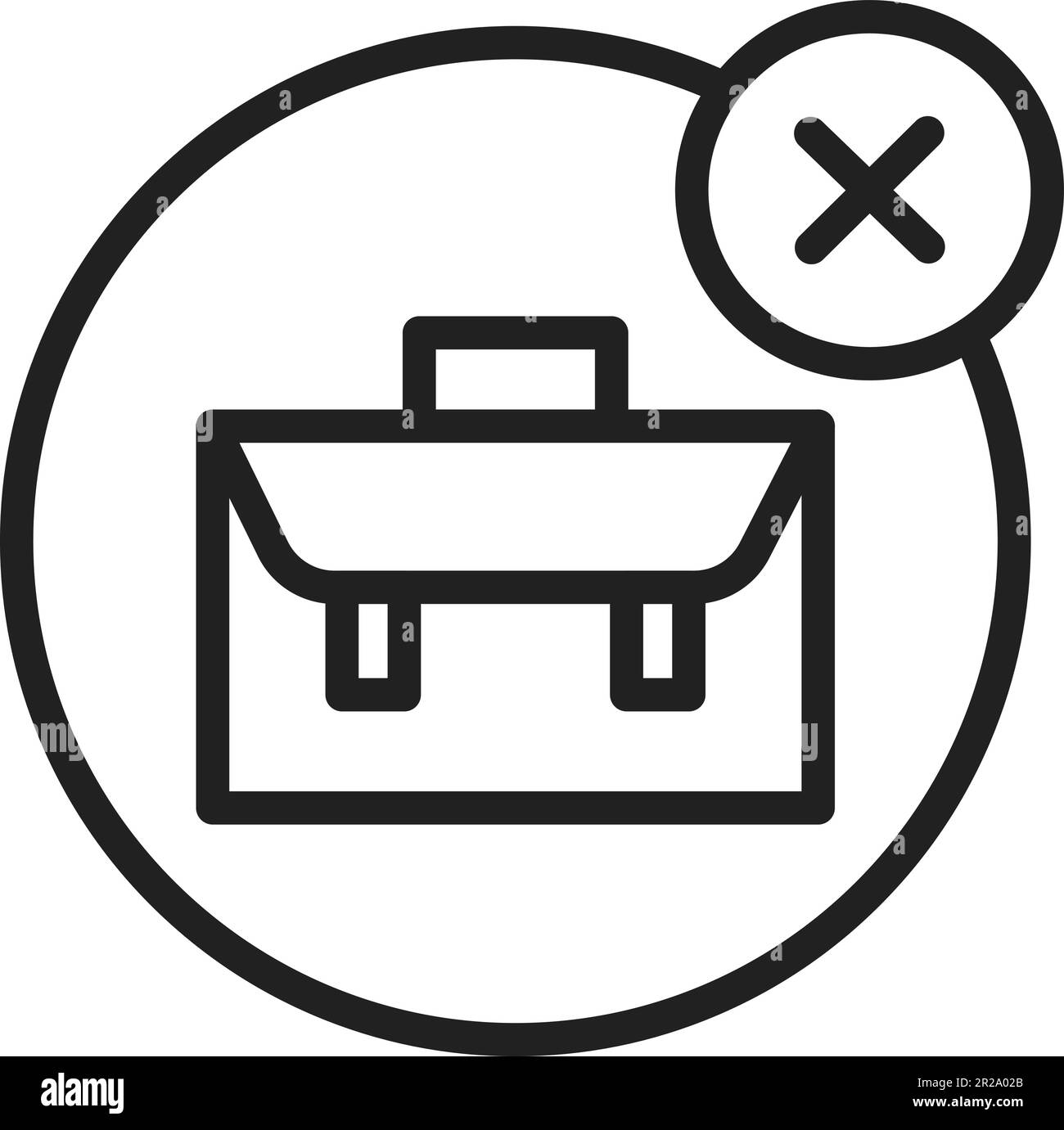 Vektorbild des Symbols für Arbeitslose. Stock Vektor Vektorbild des Symbols für Arbeitslose. Stock Vektor