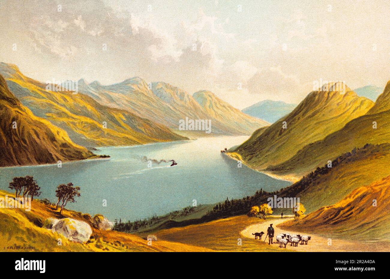 Loch Long, Zweigstelle des Firth of Clyde, Schottland, Großbritannien, Westeuropa Stockfoto