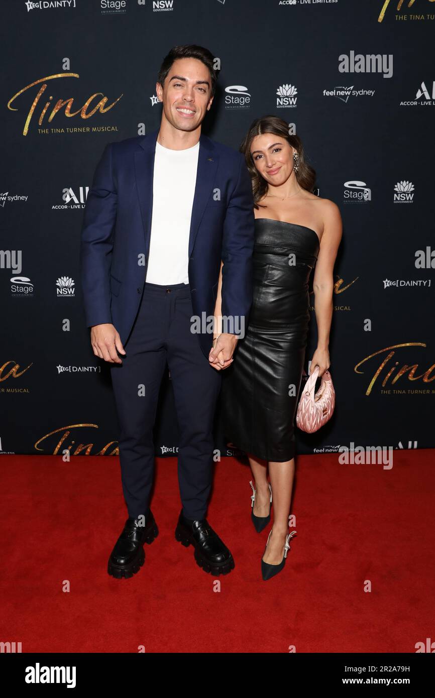 18. Mai 2023: JOHN PEARCE (L) nimmt am 18. Mai 2023 an der australischen Premiere von „Tina - The Tina Turner Musical“ im Theatre Royal Sydney in Sydney, NSW, Australien Teil (Kredit: © Christopher Khoury/Australian Press Agency via ZUMA Wire) NUR REDAKTIONELLE VERWENDUNG! Nicht für den kommerziellen GEBRAUCH! Stockfoto