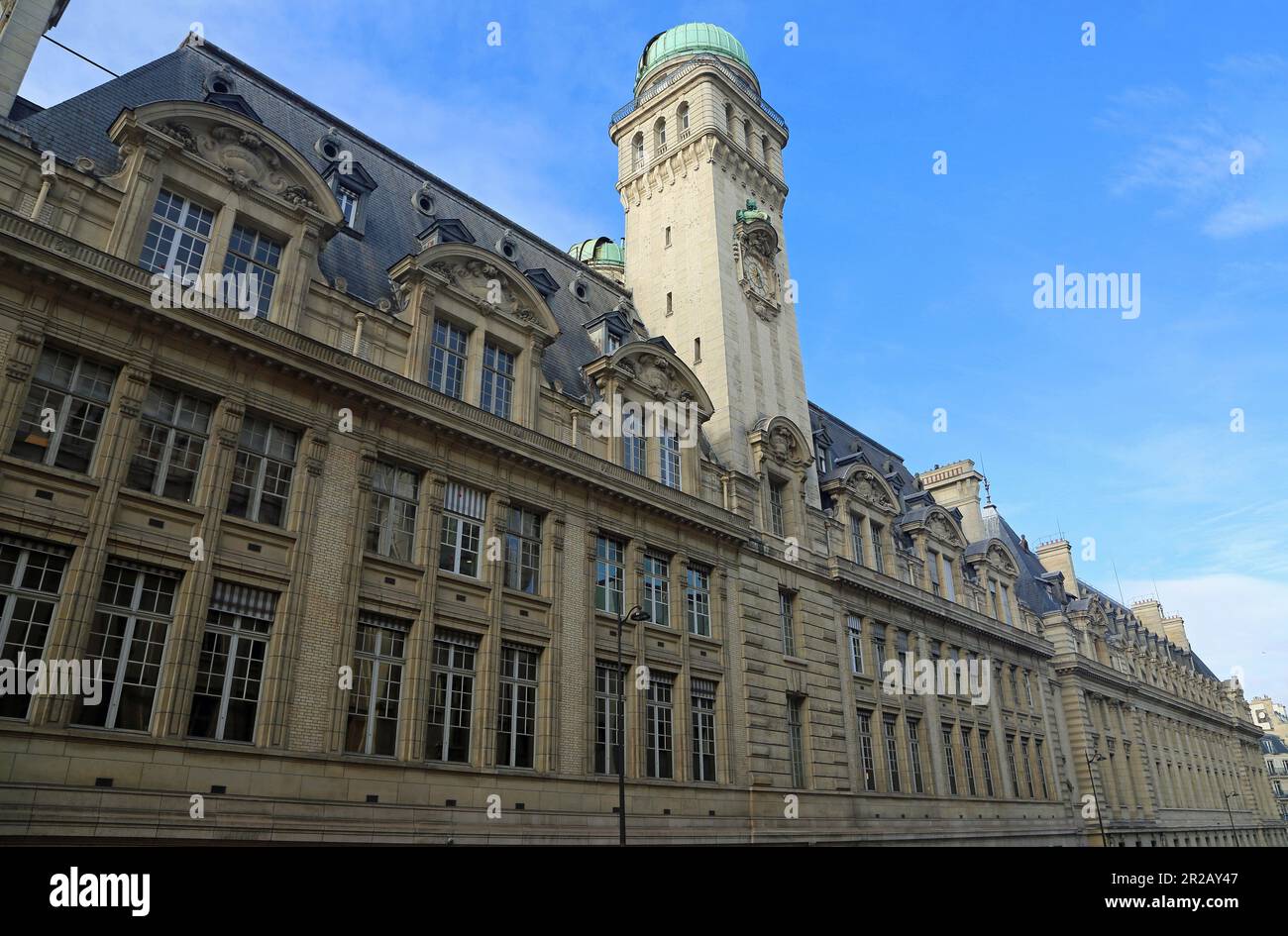 Blick vom Renaissance-Gebäude Sorbonne - Paris, Frankreich Stockfoto