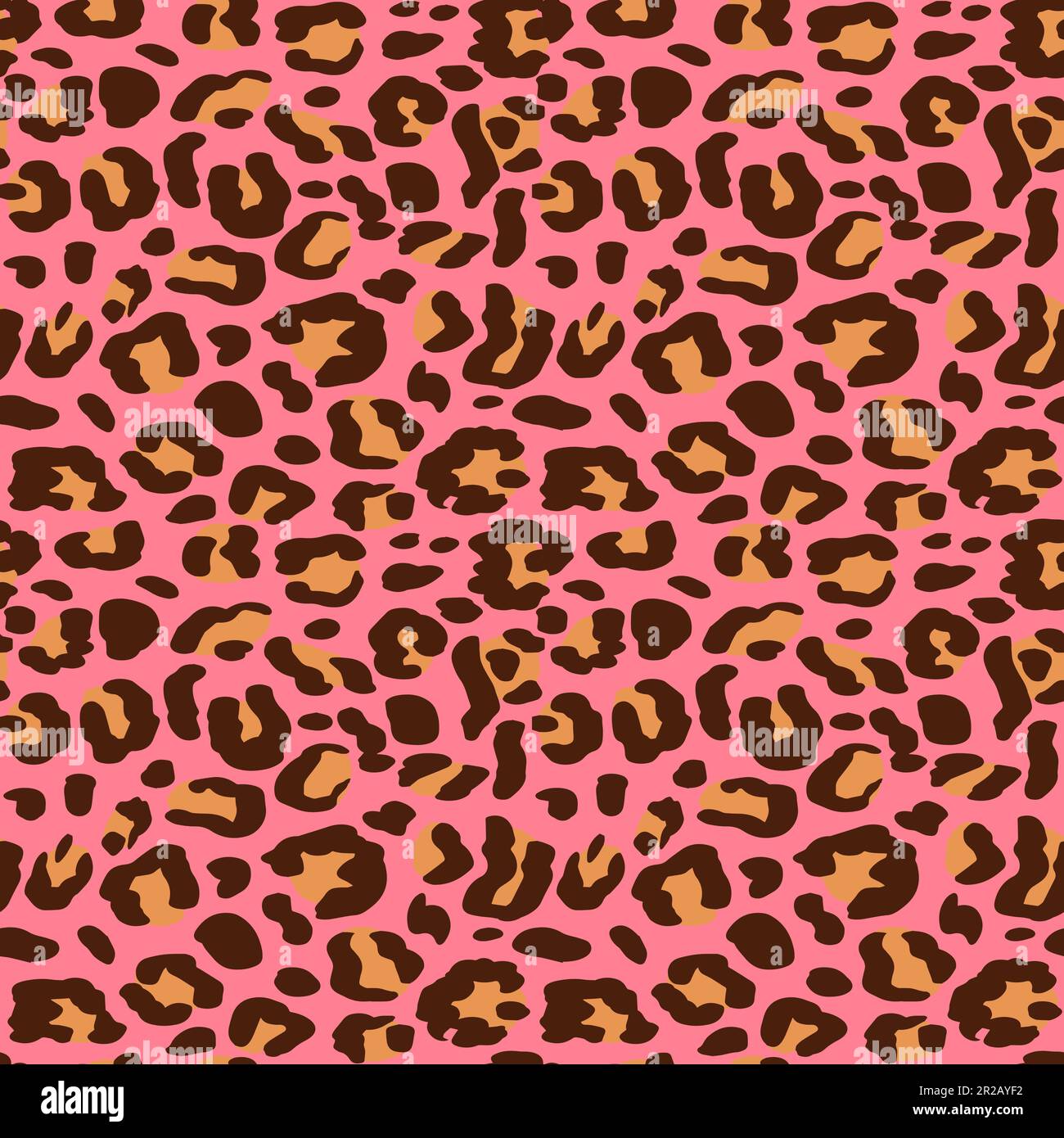 Trendiger Leopardenvektor nahtlos auf pinkfarbenem Hintergrund. Modischer  Hintergrund für Stoff, Papier, Kleidung. Tiermuster Stock-Vektorgrafik -  Alamy