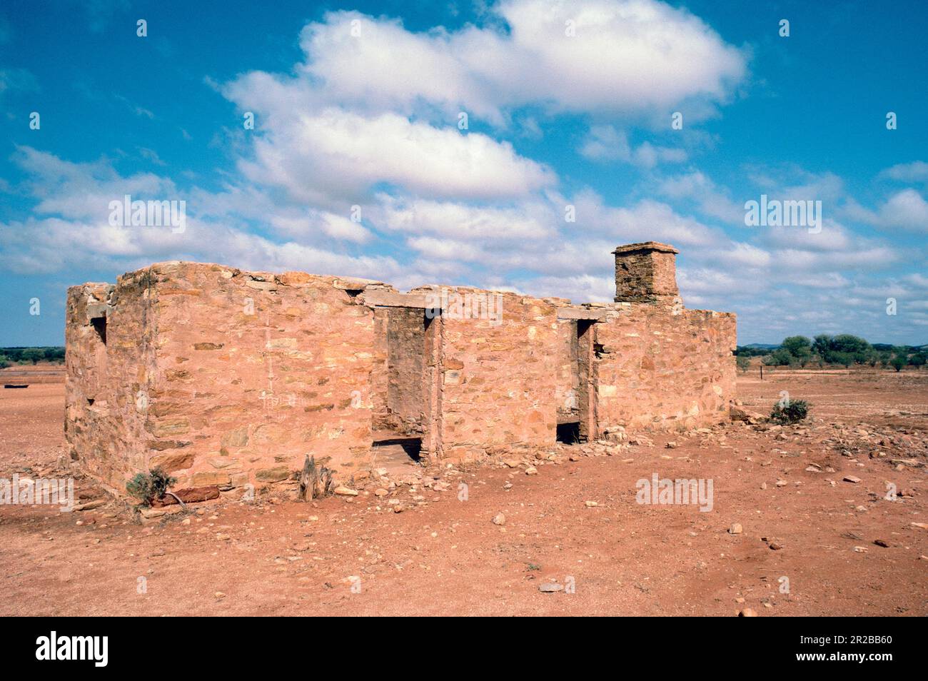 Ruinen des Glen Maggie Homestead (1918), Ryan Wells, Northern Territory, Australien Stockfoto