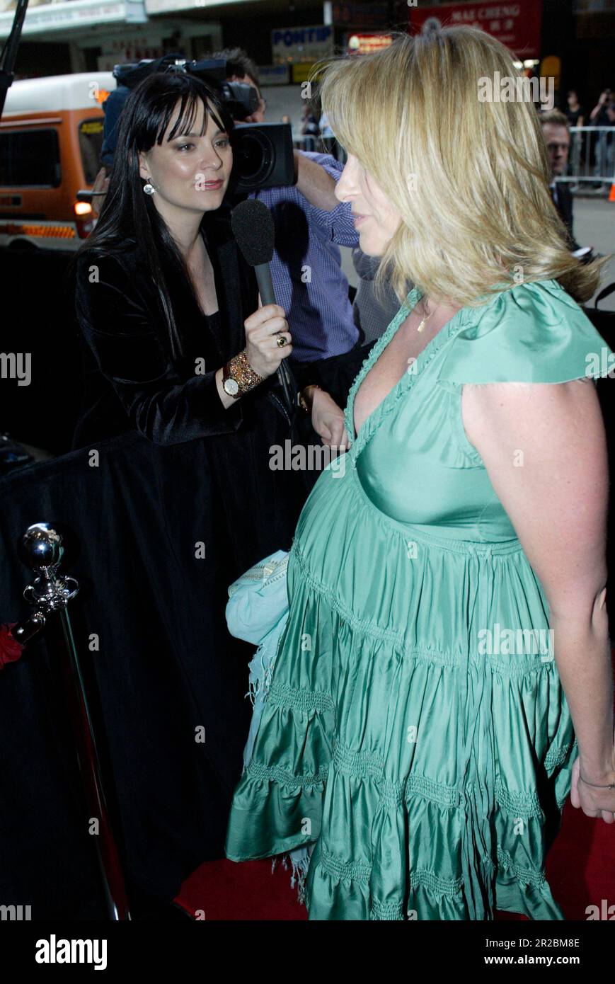 Toni Collette im Billy Elliott die musikalische Premiere in Sydney im Capitol Theatre. Sydney, Australien. 13.12.07. Stockfoto