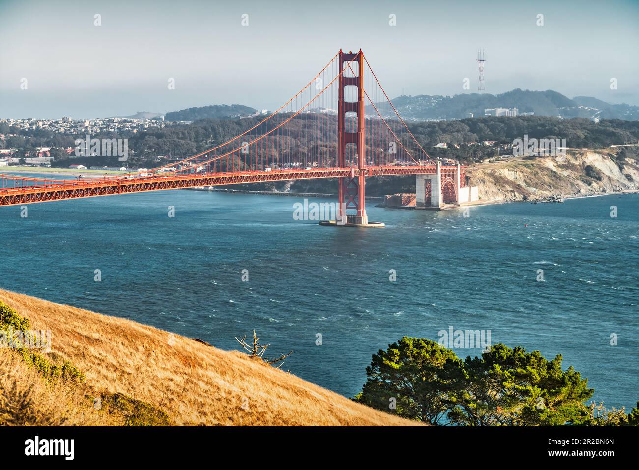 Golden Gate Bridge in San Francisco, Kalifornien, USA. Stockfoto