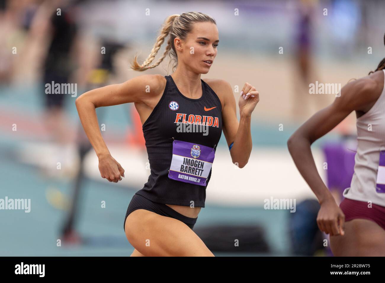 Florida Mittelstreckenläufer Imogen Barrett läuft die 800 Meter während der Southeastern Conference Track and Field Championships 2023, Donnerstag, Mai Stockfoto