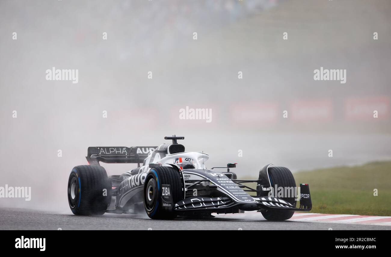 SUZUKA, JAPAN, Suzuka Circuit, 9. Oktober: Pierre Gasly (FRA) des Teams AlphaTauri während des japanischen Formel-1-Grand Prix. Stockfoto