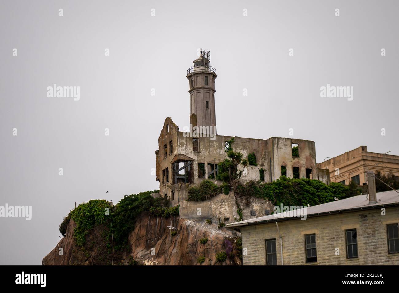Touristen nach Alcatraz Stockfoto
