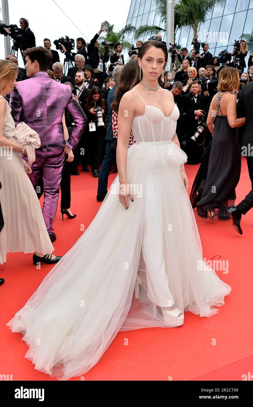 Vanessa Mai besucht die Premiere von „Indiana Jones and the Dial of Destiny“ beim 76. Jährlichen Filmfestival in Cannes am 18. Mai 2023 in Cannes, Frankreich. Stockfoto