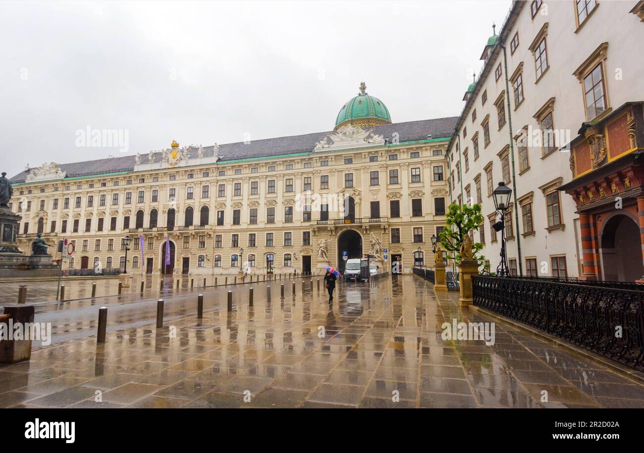 Hofburg am Michelieu-Platz Wien Osterreich, Mai 2023 Stockfoto