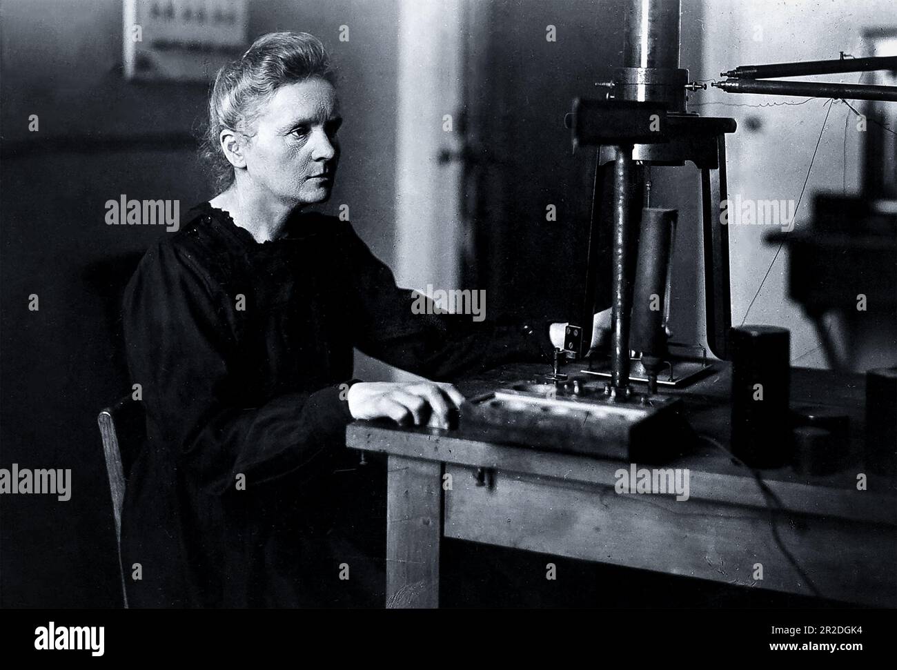 Marie Curie - erste Frau, wie sie einen Nobelpreis gewonnen hat Stockfoto