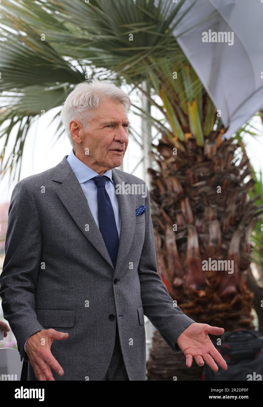 Cannes, Frankreich, 19. Mai 2023. Beim Fototermin für den Film Indiana Jones und das Wahlrad des Schicksals beim Cannes Film Festival 76. Foto: Doreen Kennedy/Alamy Live News. Stockfoto