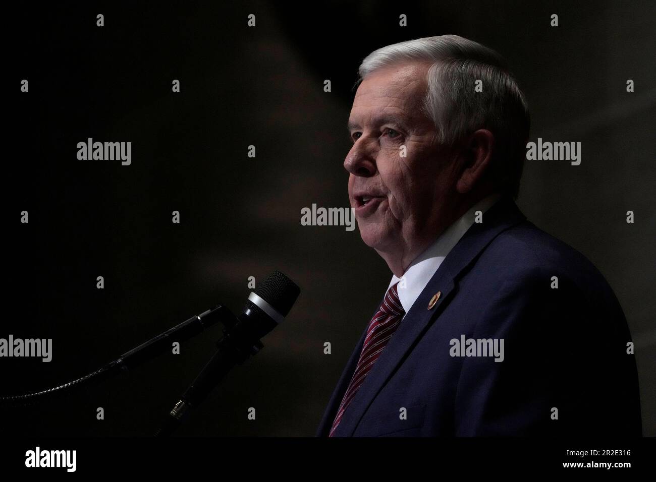 FILE Missouri Gov. Mike Parson delivers the State of the State address Wednesday, Jan. 18