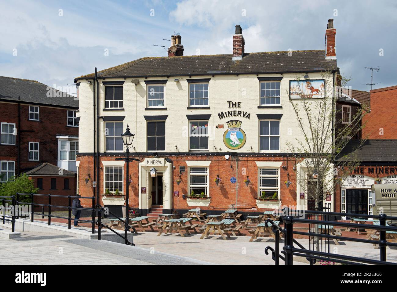 Der Minerva Pub auf der Nelson Street, Hull, Humberside, East Yorkshire, England, Großbritannien Stockfoto