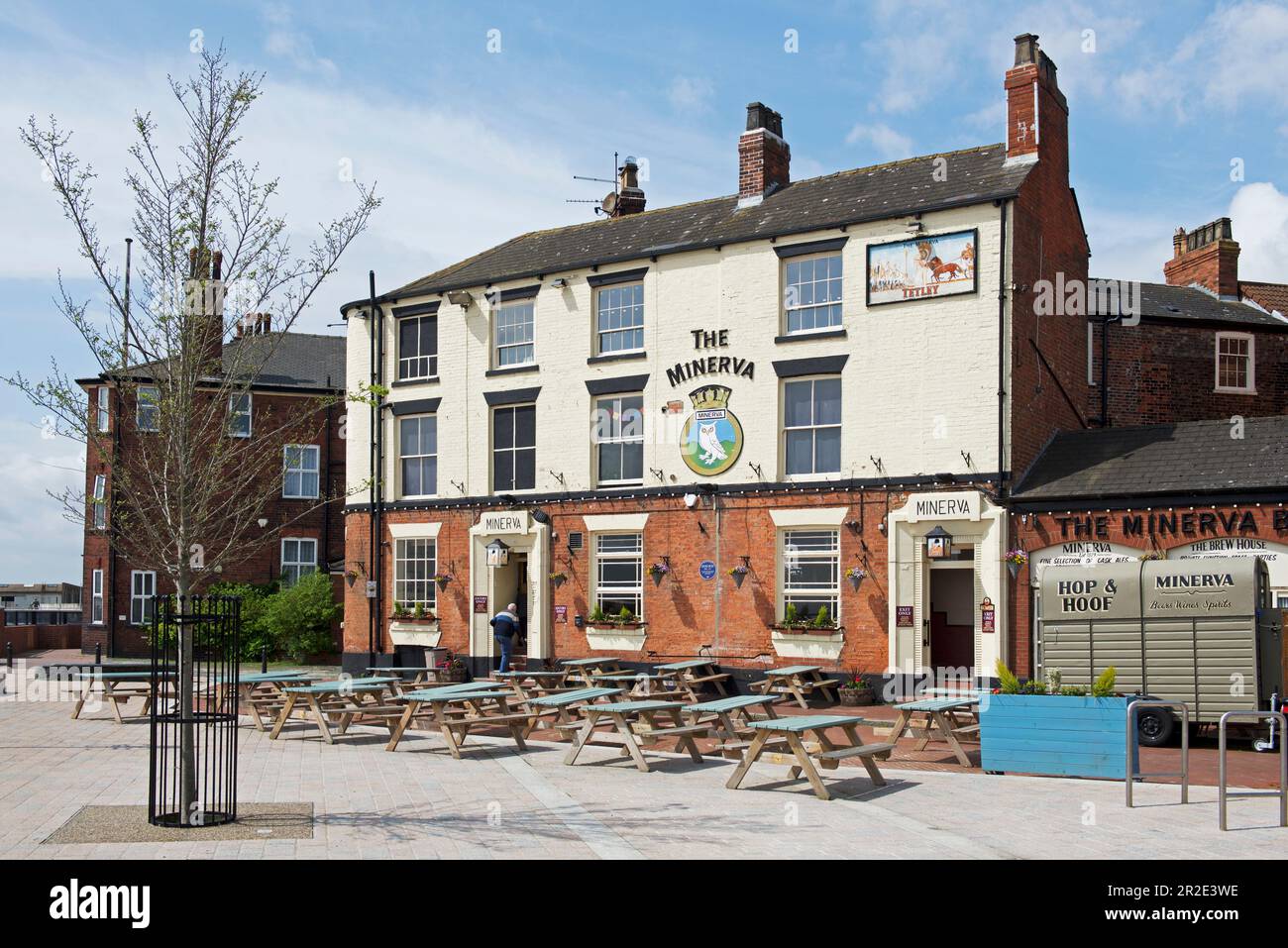 Der Minerva Pub auf der Nelson Street, Hull, Humberside, East Yorkshire, Englnd UK Stockfoto