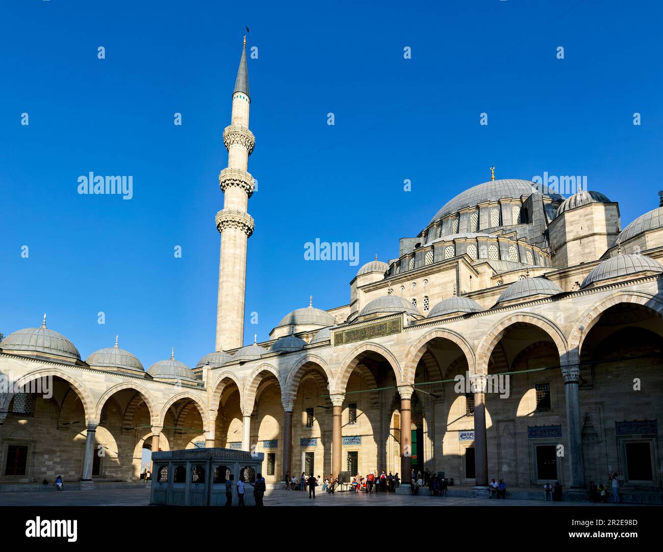 Istanbul Türkei. Süleymaniye Moschee Stockfoto