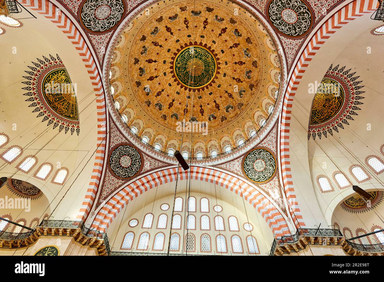 Istanbul Türkei. Süleymaniye Moschee Stockfoto