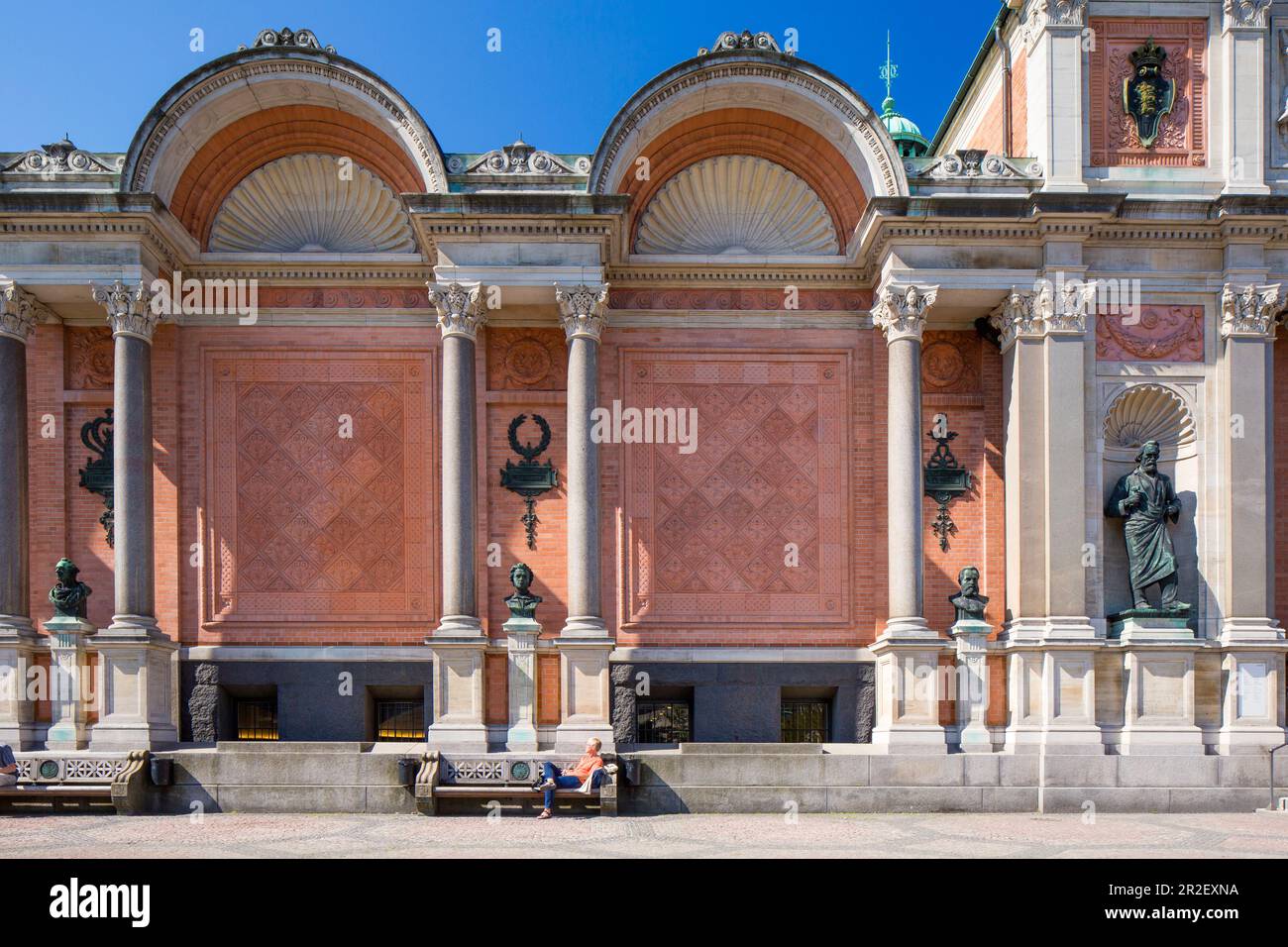 NY Carlsberg Glyptotek (Glyptothek), Kunstmuseum mit antiken mediterranen Skulpturen, Kopenhagen, Neuseeland, Dänemark Stockfoto