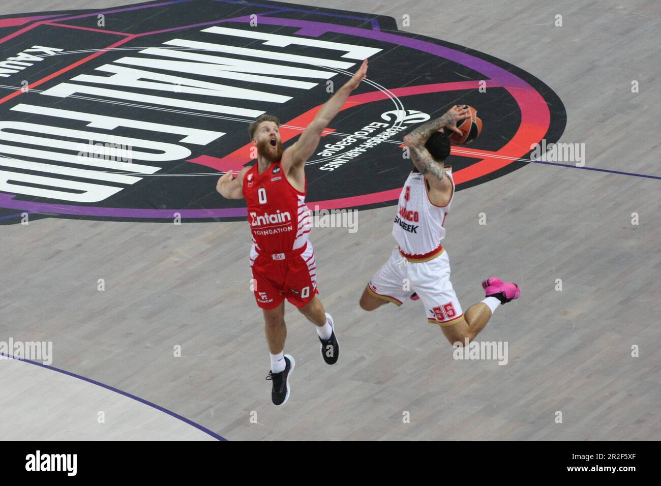 Basketball Euroleague - Final 4 Saison 2022-2023 Zalgirio Arena Kaunas, Litauen. 19. Mai 2023. Olympiakos Piräus - AS Monaco 900/Cordon Press Credit: CORDON PRESS/Alamy Live News Stockfoto