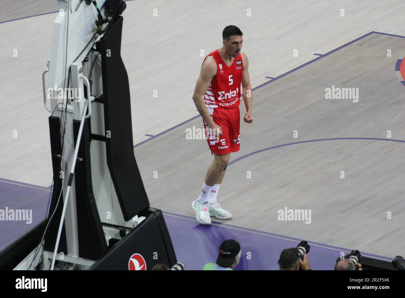 Basketball Euroleague - Final 4 Saison 2022-2023 Zalgirio Arena Kaunas, Litauen. 19. Mai 2023. Olympiakos Piräus - AS Monaco 900/Cordon Press Credit: CORDON PRESS/Alamy Live News Stockfoto