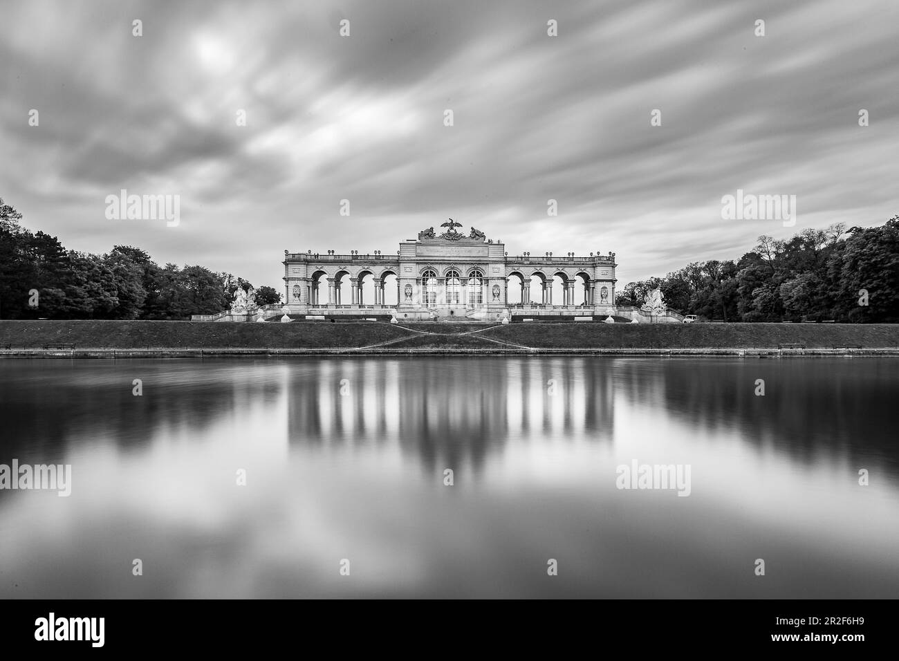 Die Gloriette in Schönbrunn, Wien, Österreich Stockfoto