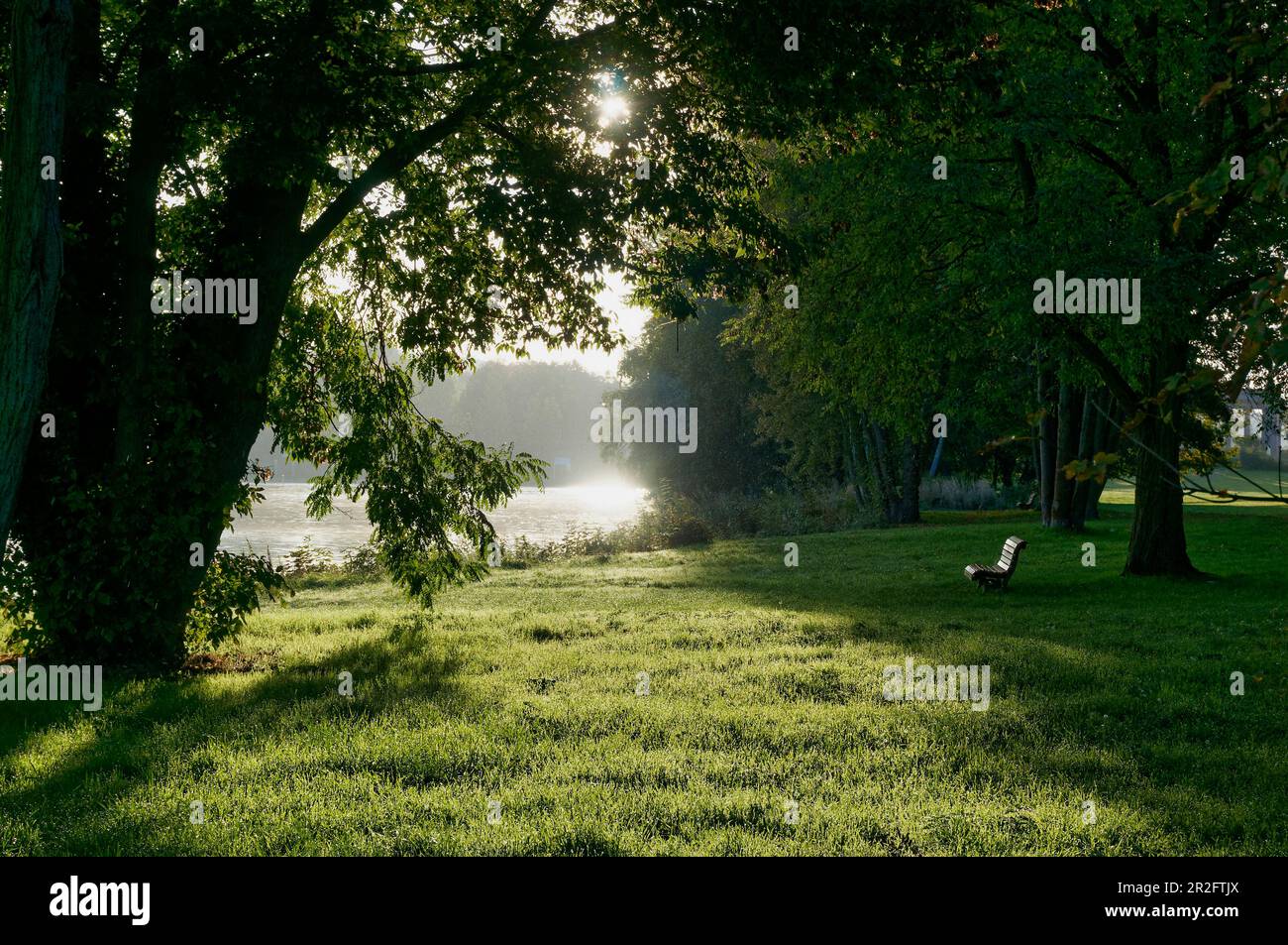 Jungfernsee, Havel, in der Nähe der Glienicker Bruecke, Potsdam, Bundesland Brandenburg, Deutschland Stockfoto