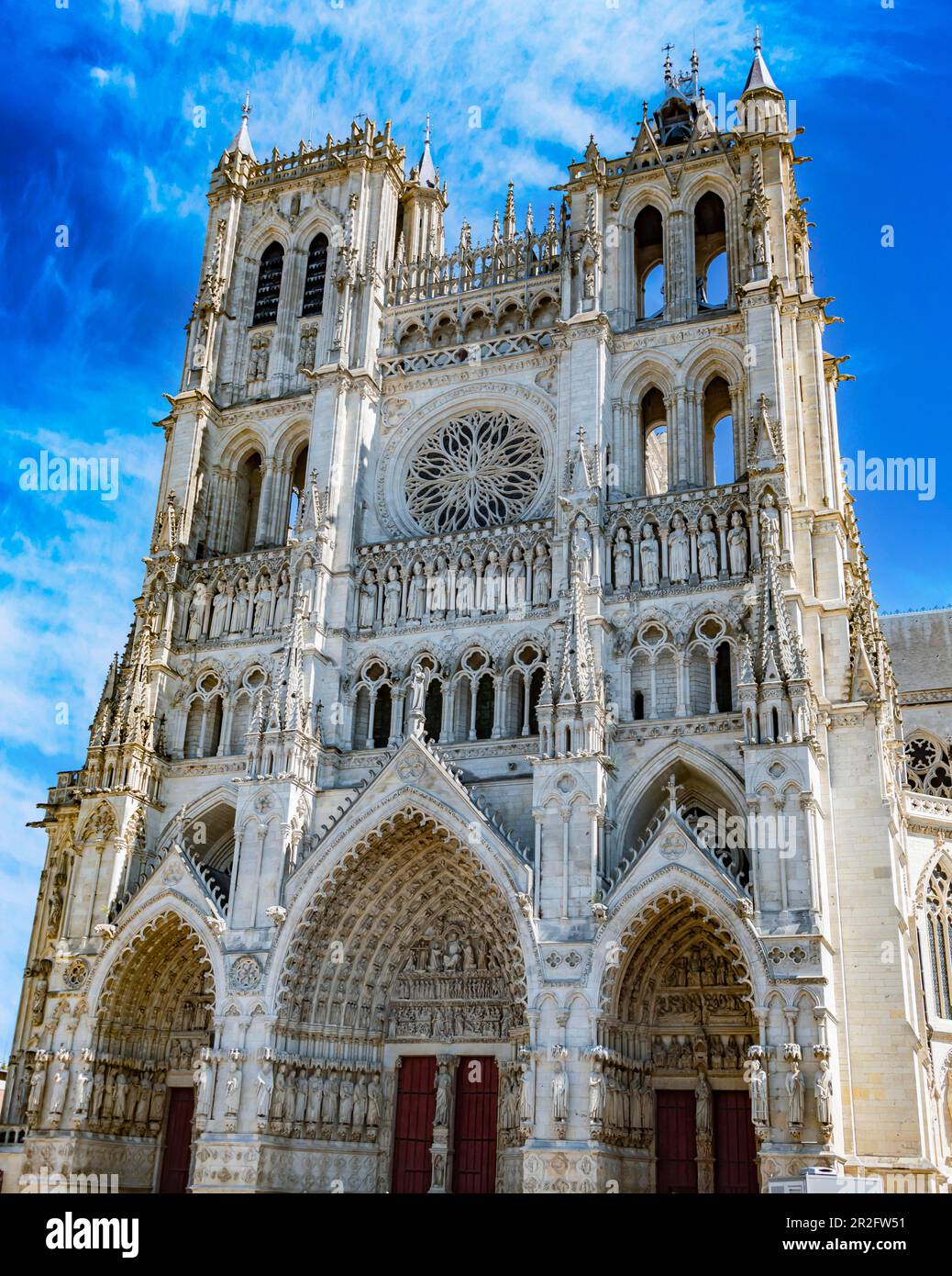 Die Basilika unserer Lieben Frau von Amiens, Frankreich Stockfoto