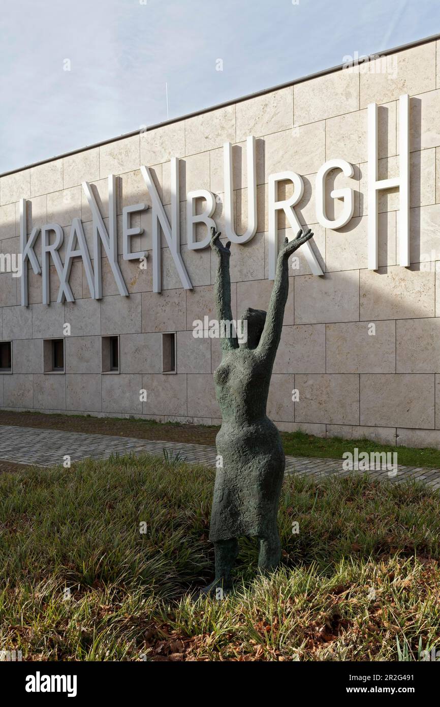 Kranenburgh Art Museum, Sculpture Flora von Pauline Eecen, Bergen, Provinz Nordholland, Niederlande Stockfoto