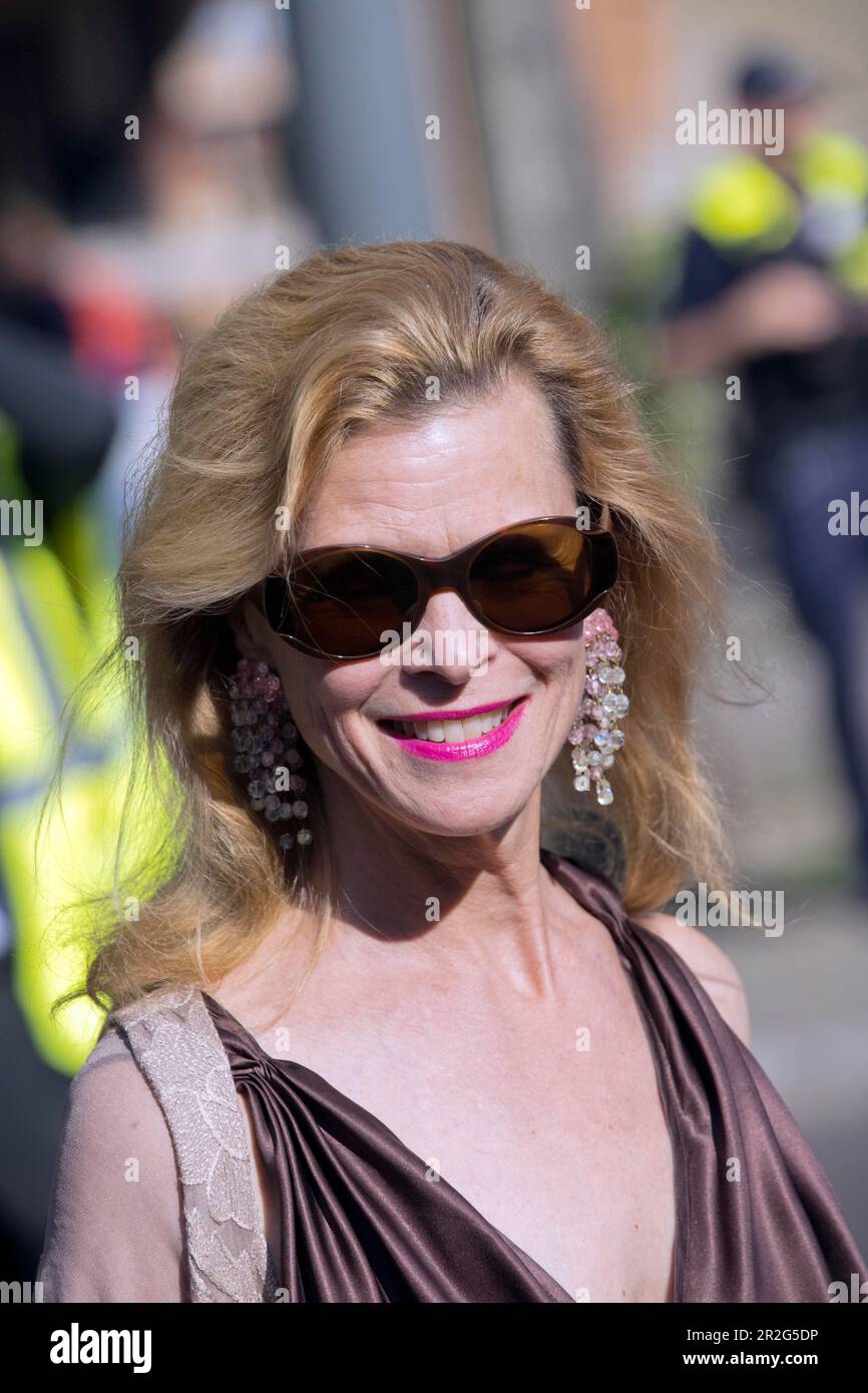 US-deutsche Schauspielerin Leslie Malton, Deutscher Filmpreis Lola 2023, Berlin, Deutschland Stockfoto