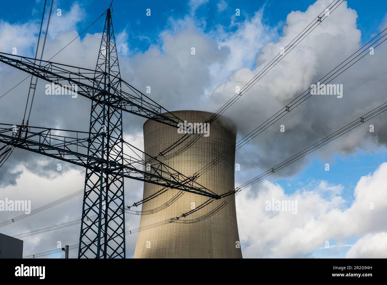 Braunkohlekraftwerk Neurath, Grevenbroich, Nordrhein-Westfalen, Deutschland Stockfoto