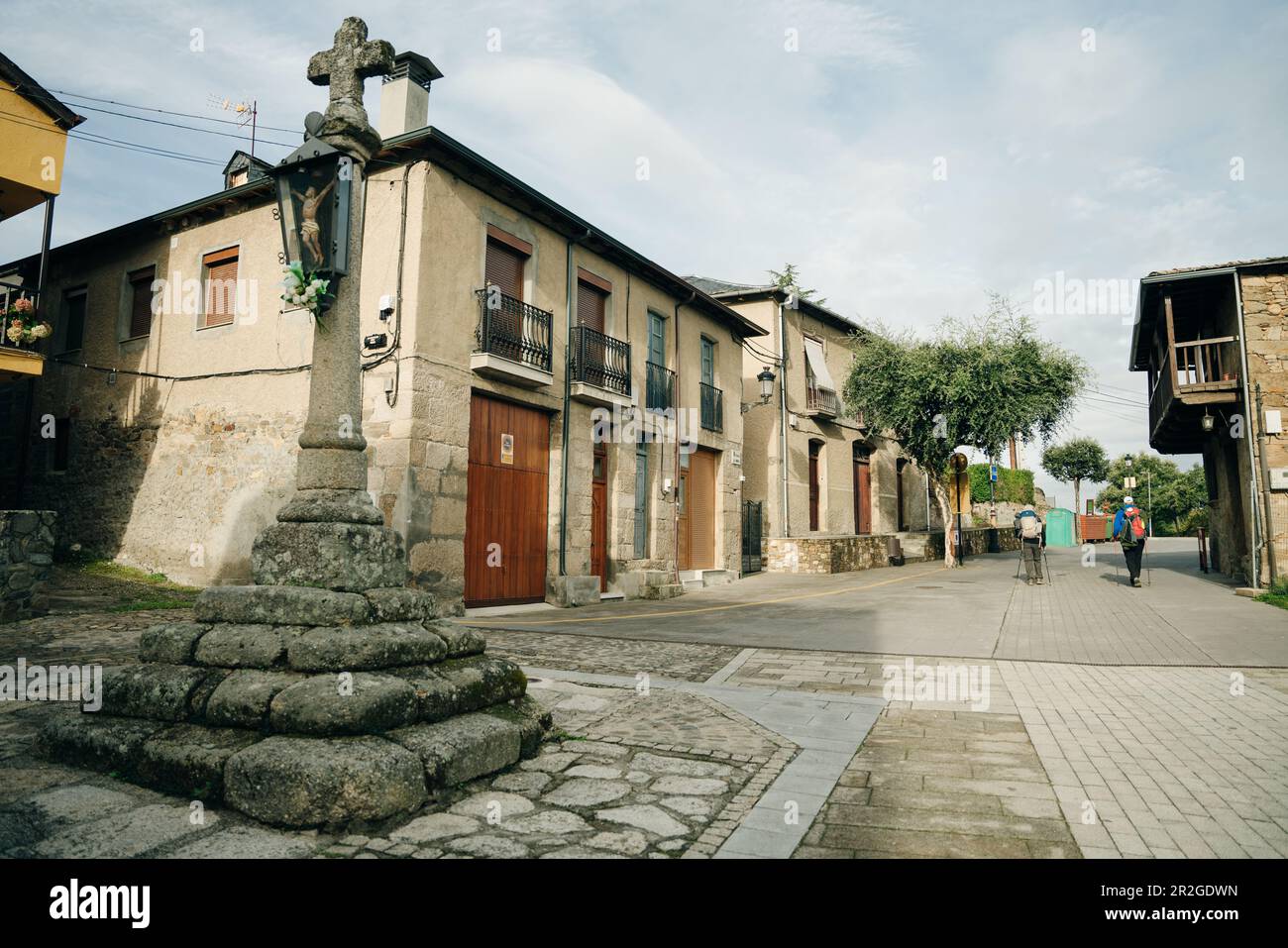 Molinaseca ist ein Dorf und eine Gemeinde in der Region El Bierzo, Leon, Spanien - Mai 2023. Hochwertiges Foto Stockfoto