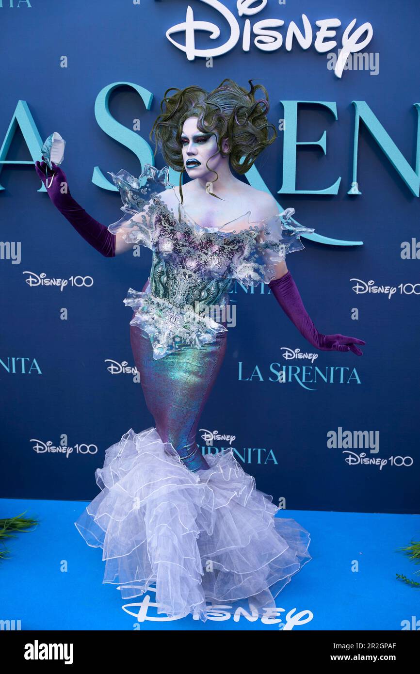 19. Mai 2023, Madrid, Spanien: Onyx besucht die Little Â Mermaidâ€™ Premiere auf der Callao City Lights am 19. Mai 2023 in Madrid, Spanien (Kreditbild: © Jack Abuin/ZUMA Press Wire) REDAKTIONELLER GEBRAUCH! Nicht für den kommerziellen GEBRAUCH! Stockfoto