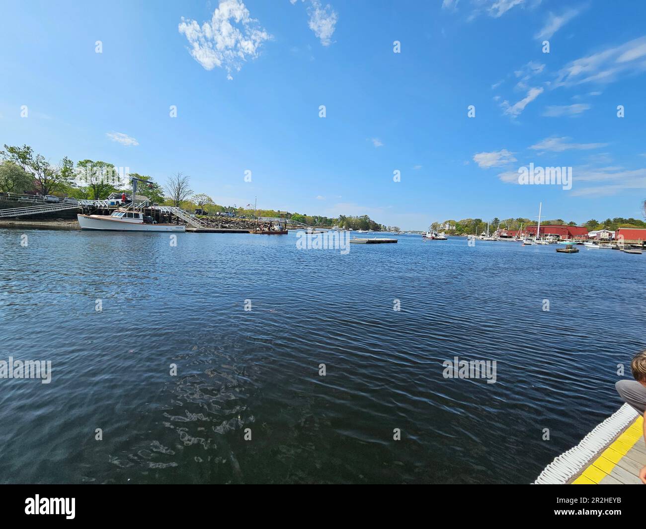 Die Küstenstadt in Massachusetts ist bekannt für ihre Fischzucht, ihre malerischen Strände und ihren historischen Charme und inspiriert einen hochgelobten Film. Stockfoto