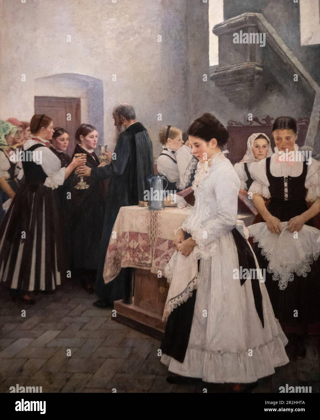 Istvan Csok: TU dies zum Gedenken an mich (1890) Stockfoto