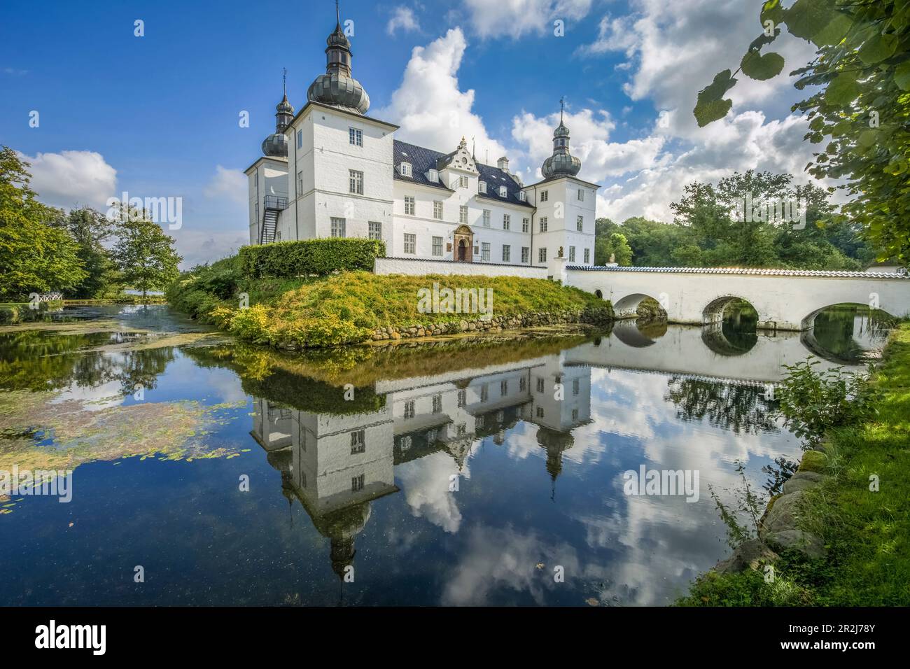 Engelsholm Castle, Bredsten Sogn, Vejle, Dänemark Stockfoto