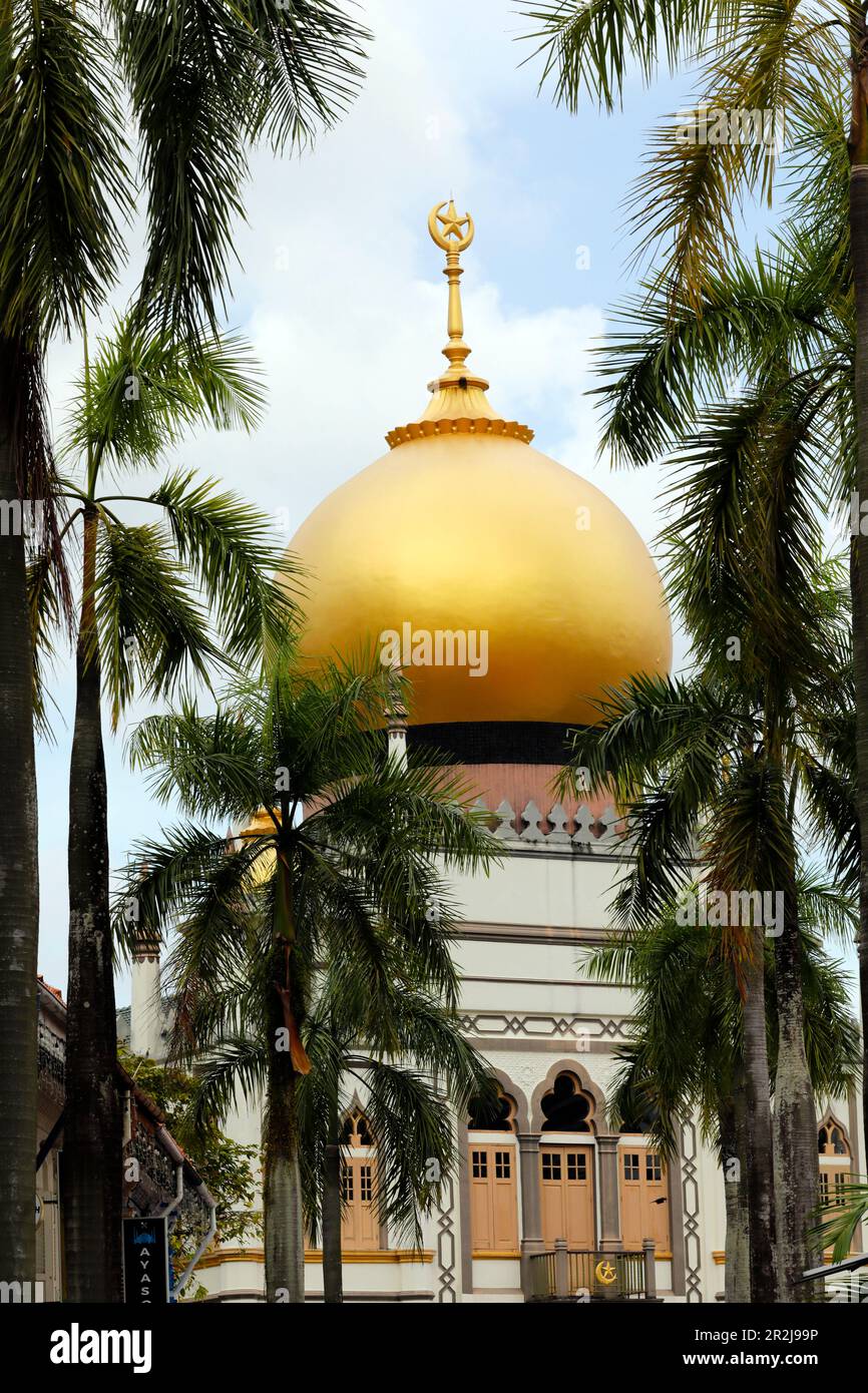 Die Sultanmoschee (Masjid Sultan), Singapur, Südostasien, Asien Stockfoto