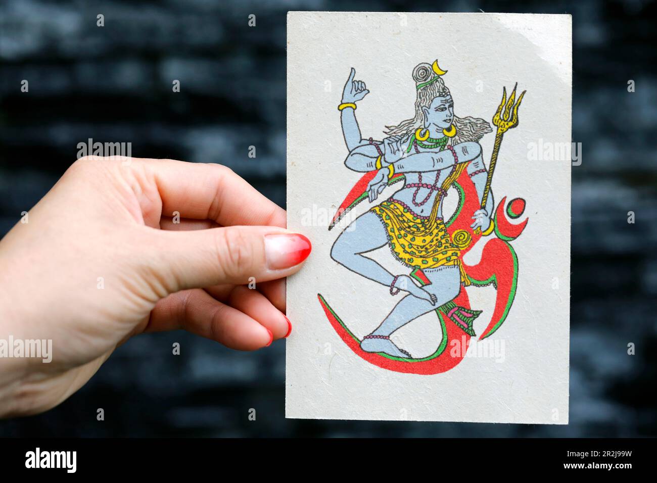 Hindugöttin, Shiva, der hinduistische gott der Transformation oder Zerstörung, Vietnam, Indochina, Südostasien, Asien Stockfoto