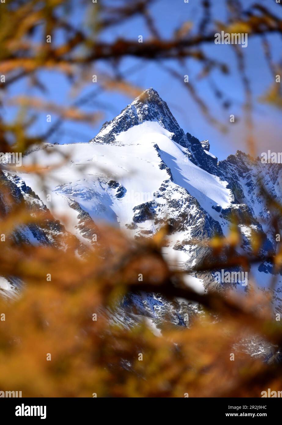 Grossglockner, Grossglockner High Alpine Road, Kärnten, Österreich Stockfoto