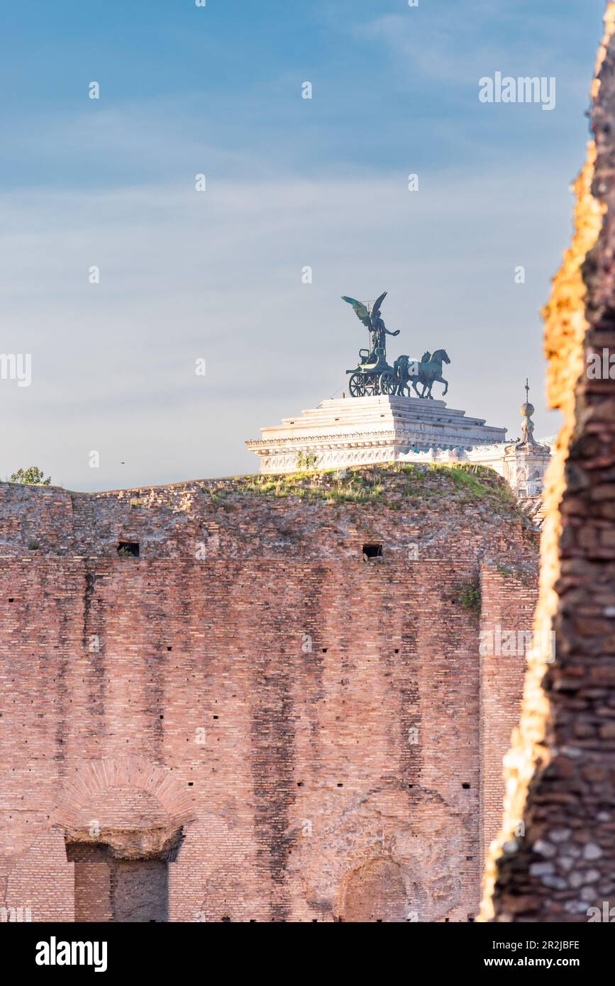 Blick vom Palantinhügel in Rom, Italien Stockfoto