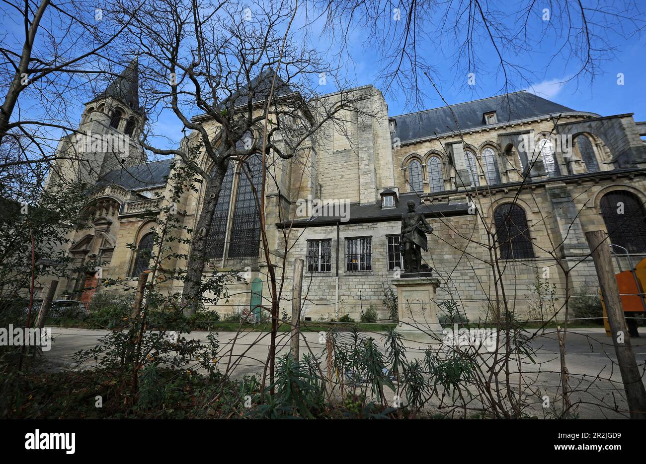 Kirche Saint-Germain des Pres, Paris, Frankreich Stockfoto