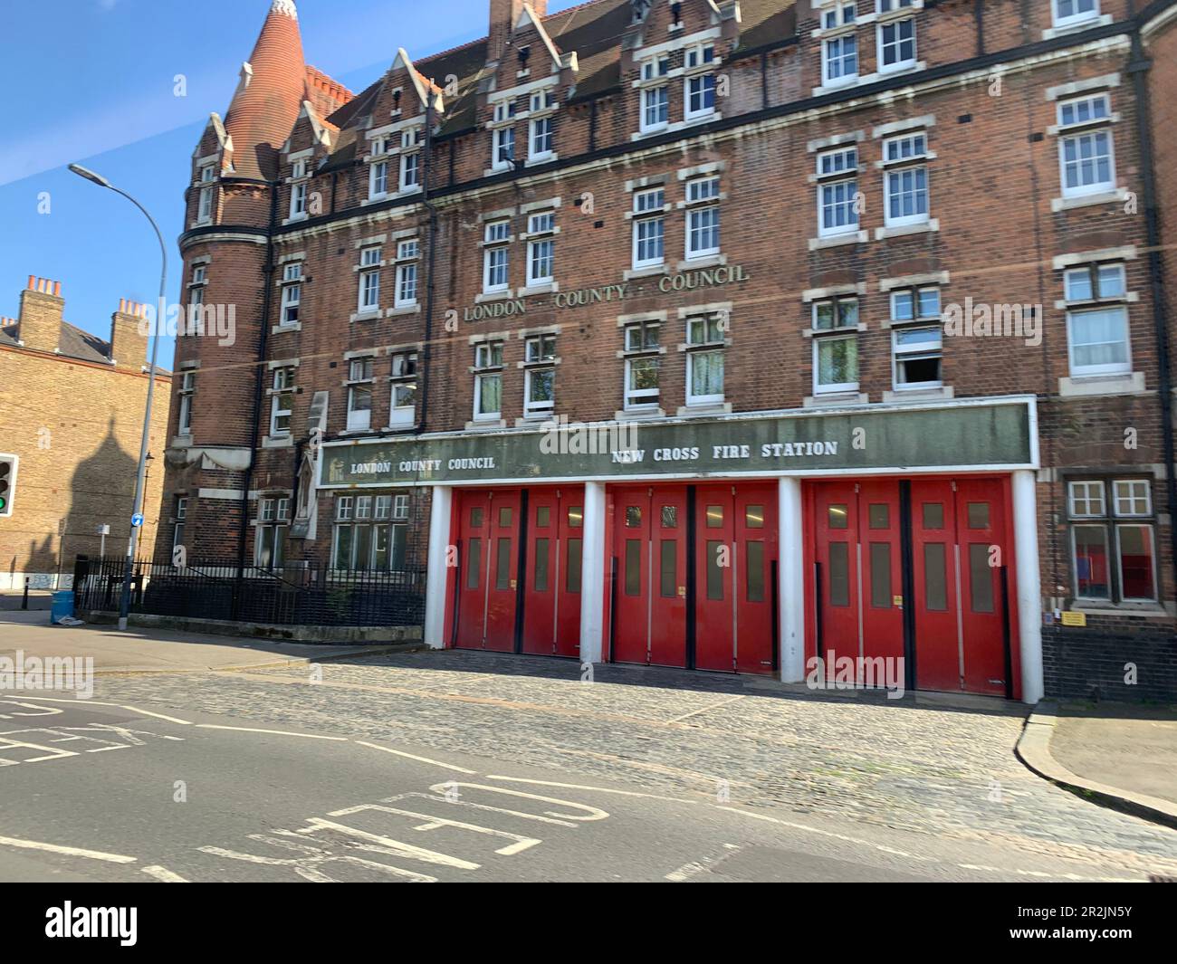 New Cross Feuerwache, New Cross LFB Stockfoto