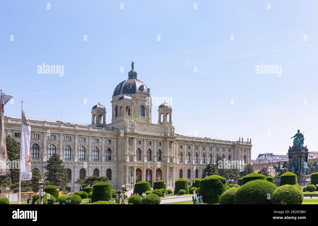 Wien; Naturhistorisches Museum; Maria-Theresa-Platz Stockfoto