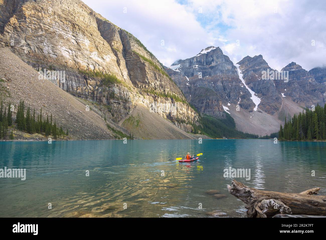 Banff Nationalpark, Moraine Lake Stockfoto