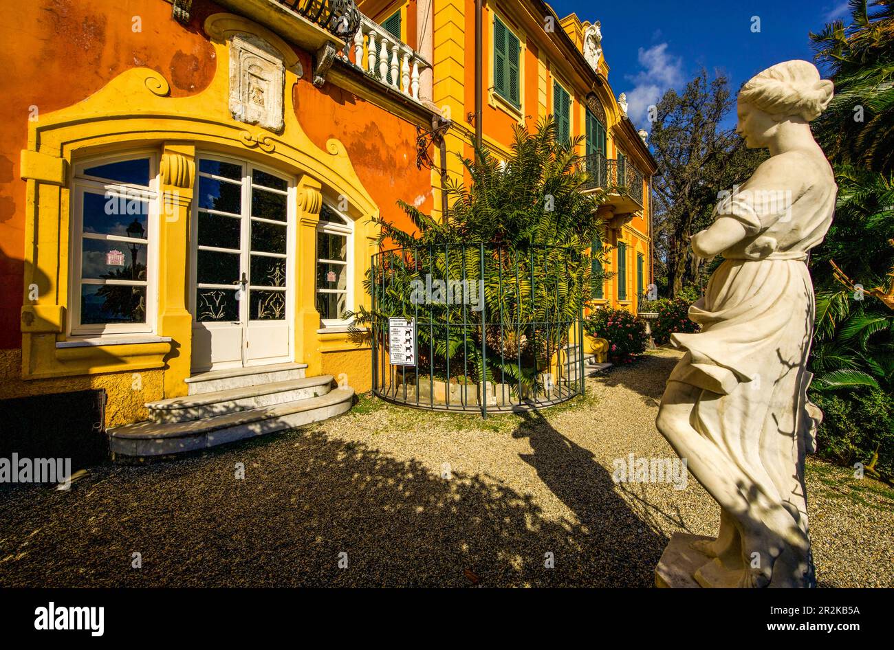 Villa San Giacomo in Santa Margherita Ligure, Provinz Genua; Ligurien; Riviera Levantine, Italien Stockfoto