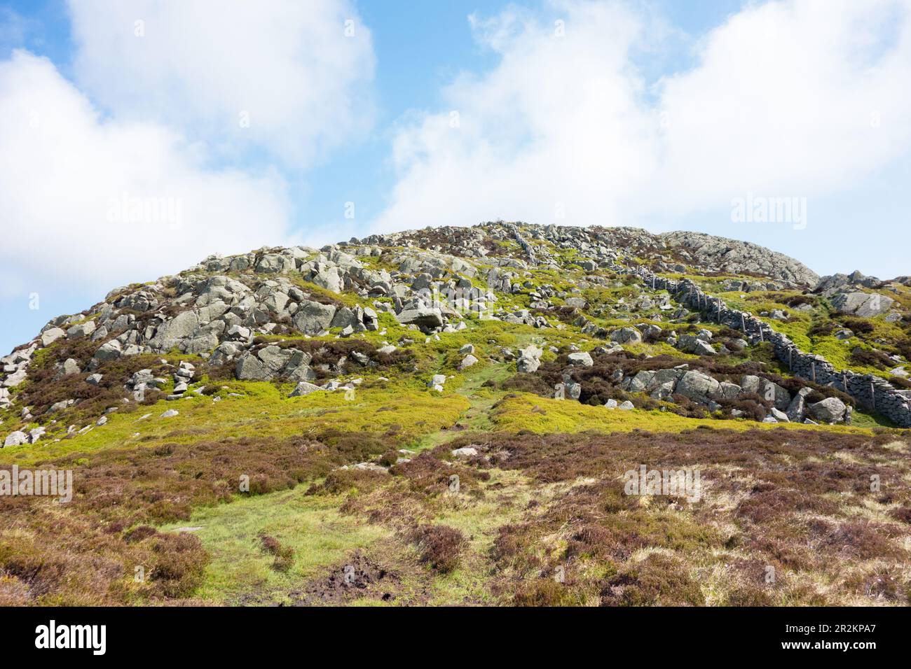 Der walisische Berg Tal-Y-Fan in Carneddau North Wales Stockfoto