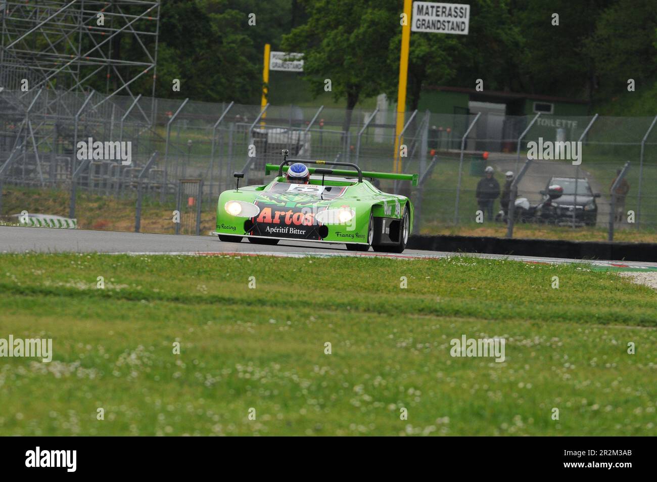 Mugello Historic Classic, 25. April 2014: Nr. 52 SAUBER C5 BMW 1976 gefahren von Yves SCEMAMA während des Trainings auf der Mugello Circuit, Italien. Stockfoto