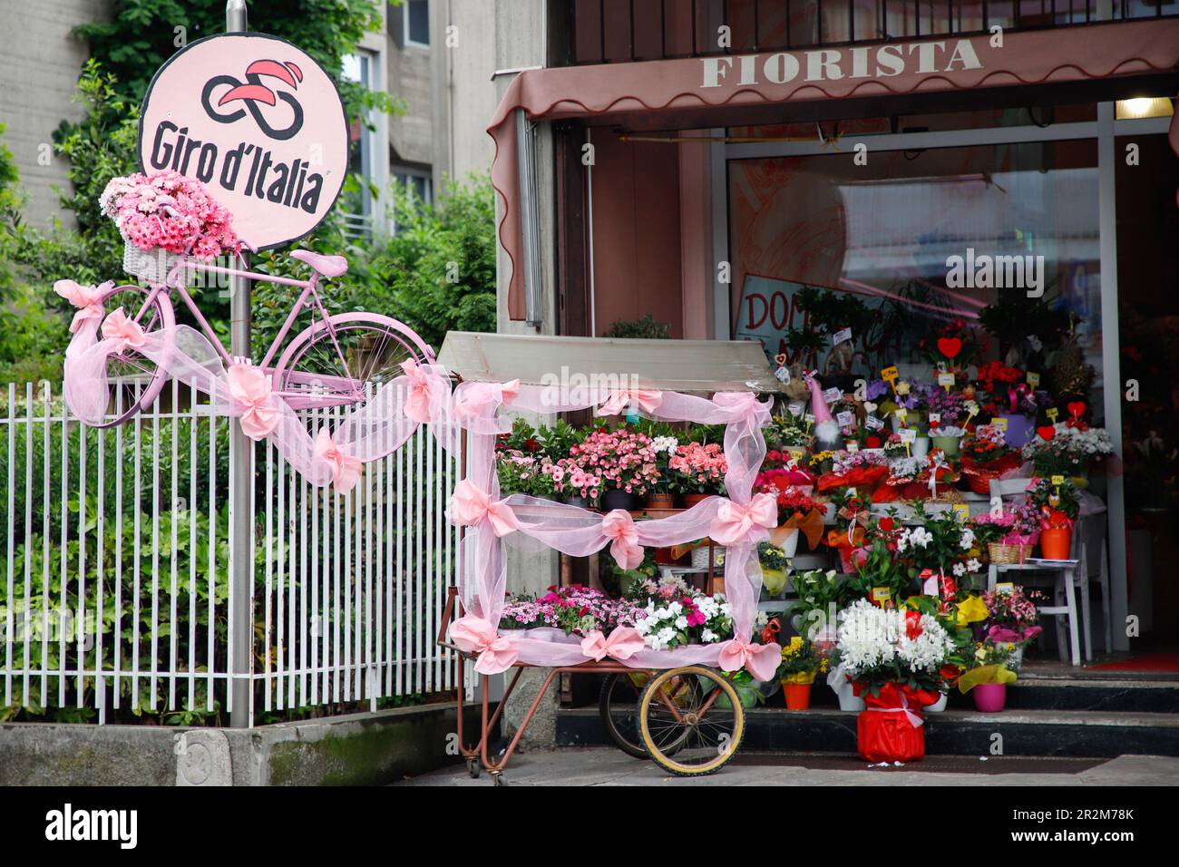 Cassano Magnago, Italien. 20. Mai 2023. Giro d'Italia kommt in Cassano Magnago während der 14. Etappe an - Sierre - Cassano Magnago, Giro d'Italia in Cassano Magnago, Italien, Mai 20 2023 Kredit: Unabhängige Fotoagentur/Alamy Live News Stockfoto