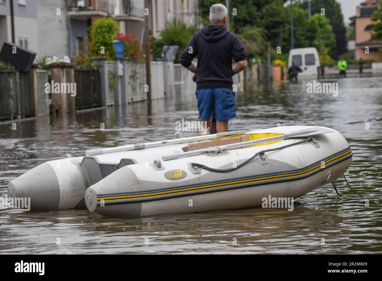 Centro Citta, Lugo di Romagna, Italien, 19. Mai 2023, Alluvione di Lugo di Romagna während Alluvione (Überschwemmung) in Lugo di Romagna - Nachrichten Stockfoto