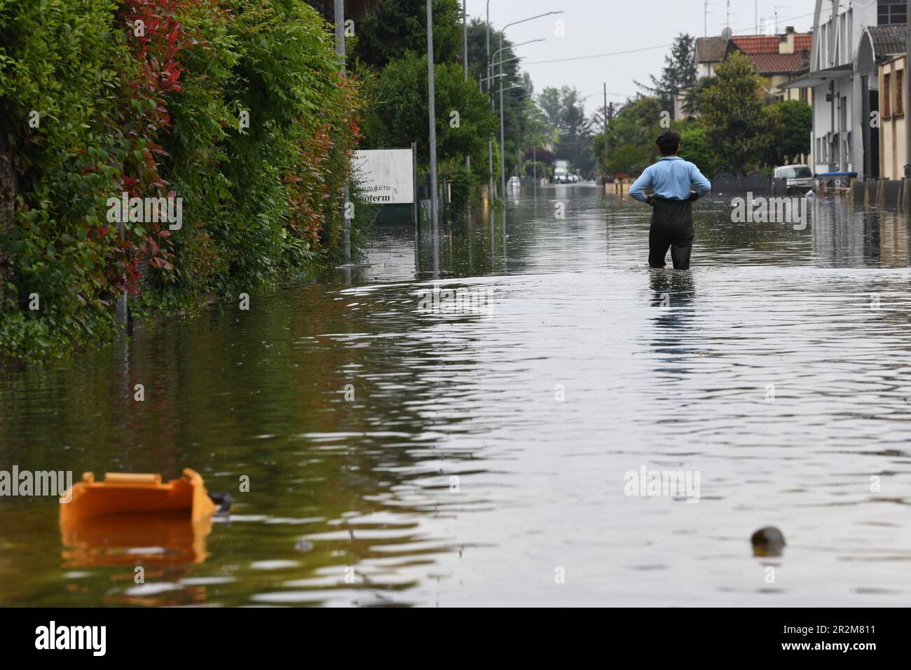 Centro Citta, Lugo di Romagna, Italien, 19. Mai 2023, Alluvione di Lugo di Romagna während Alluvione (Überschwemmung) in Lugo di Romagna - Nachrichten Stockfoto