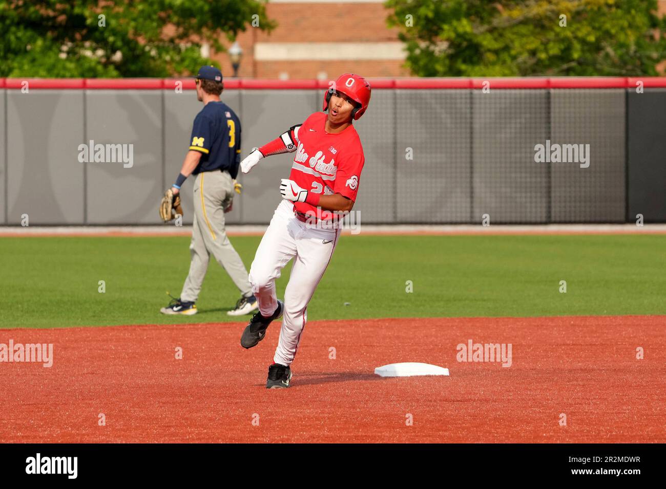 COLUMBUS, OH MAY 19 Trey Lipsey 28 of the Ohio State Buckeyes